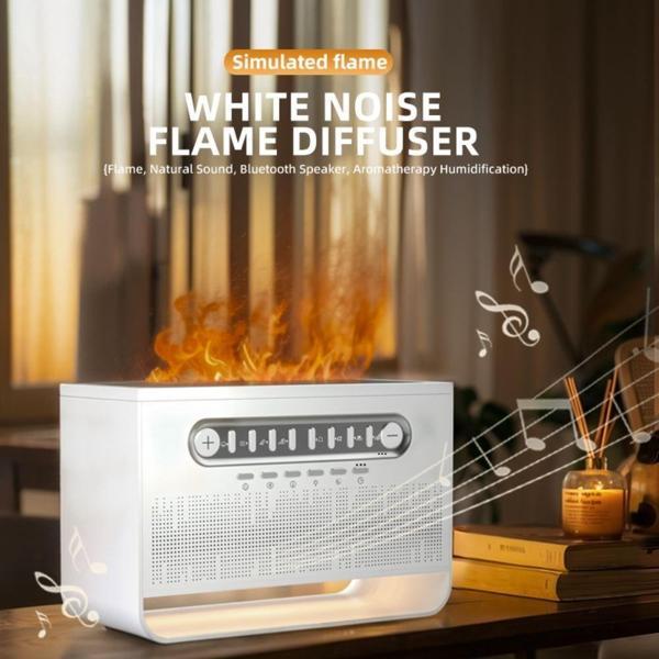 8 Doğa Sesli Aroma Difüzör Nemlendirici ve Bluettoth Hoparlör - Image 1