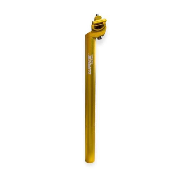 XBYC 679 Wake Sele Borusu 27.2mm çap x 35cm uzunluk Hafif Renkli Bisiklet Koltuk Borusu Sarı Renk - Image 1