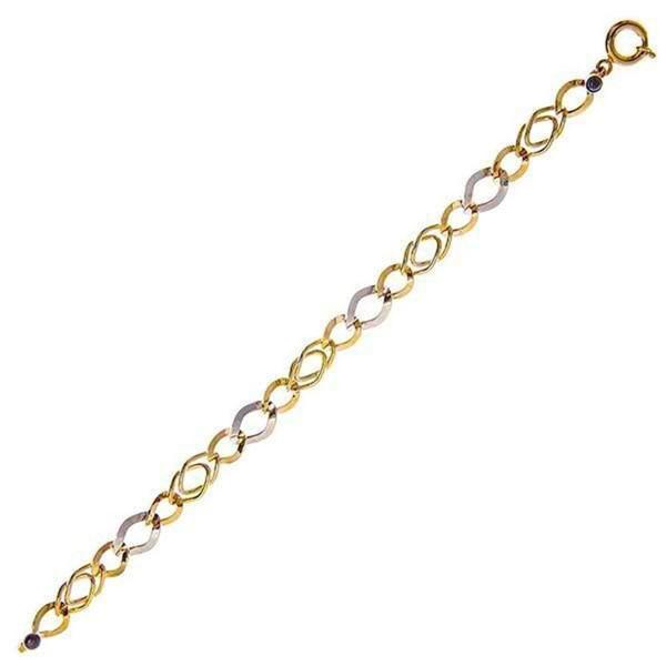 Çift Renk Hallow Bileklik 4,30 Gram 14 Ayar Altın - Image 1