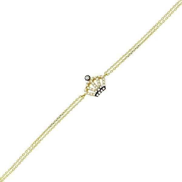 Bileklik Kraliçe Tacı 1,68 Gram 14 Ayar Altın - Image 1