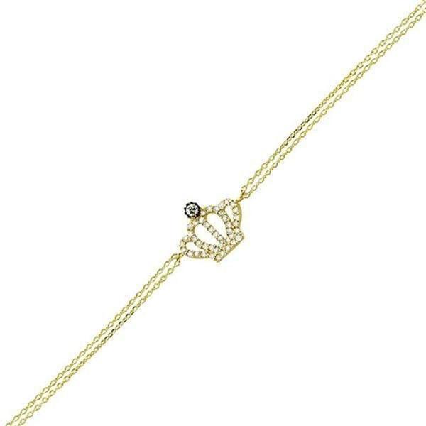 Bileklik Kraliçe Tacı 1,76 Gram 14 Ayar Altın - Image 1
