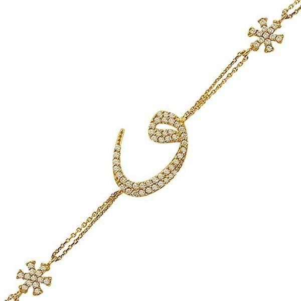 Kar Tanesi Vav Bileklik 3,38 Gram 14 Ayar Altın - Image 1