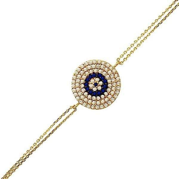 Sosyete Gözü Bileklik 3,32 Gram 14 Ayar Altın - Image 1