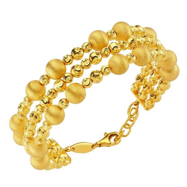 Habbeli Fantezi Bilezik 3 Sıralı 22 Ayar 45.00 Gram - Image 1