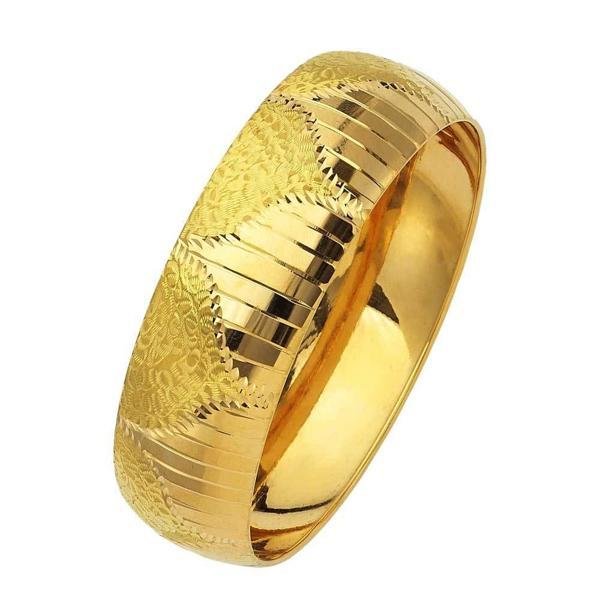 22 Ayar Bilezik Geniş Şarnel 22 Gram - Image 1