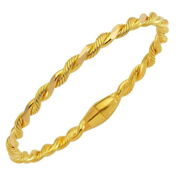 Erzurum Burma Bilezik Yumurta Kilitli 33.00 Gram 22 Ayar - Image 1