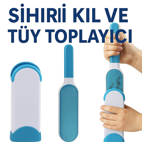 Sihirli 2’li Set Tüy ve Kıl Toplayıcı – Evcil Hayvan Sahiplerinin Kurtarıcısı - Image 1