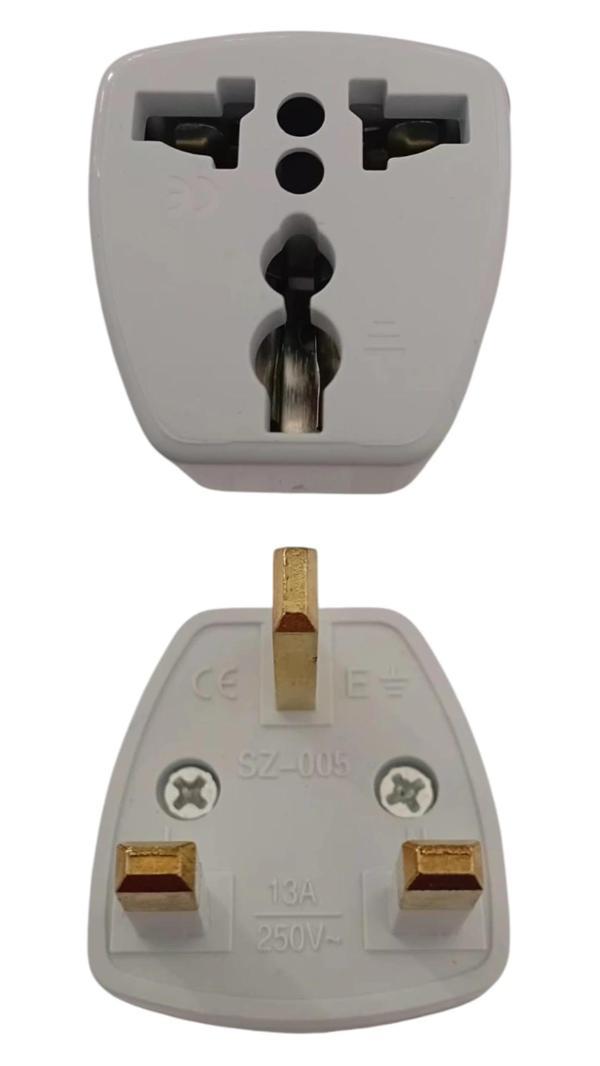 ENDER Türk Fişini - İngiliz Fişine Çevirecek Erkek Adaptör (İngiliz Prizini Türk Prizine Çevirme Apa - Image 1