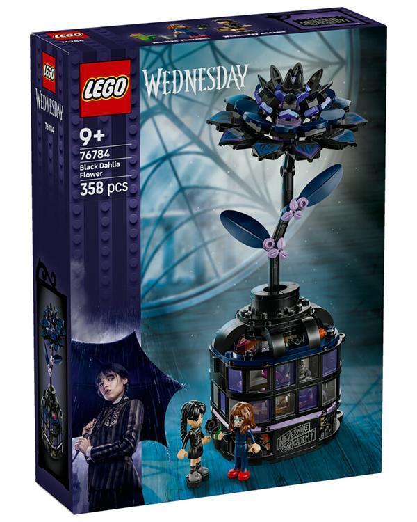 Lego Wednesday Siyah Yıldız Çiçeği 358 Parça 76784 - Image 1