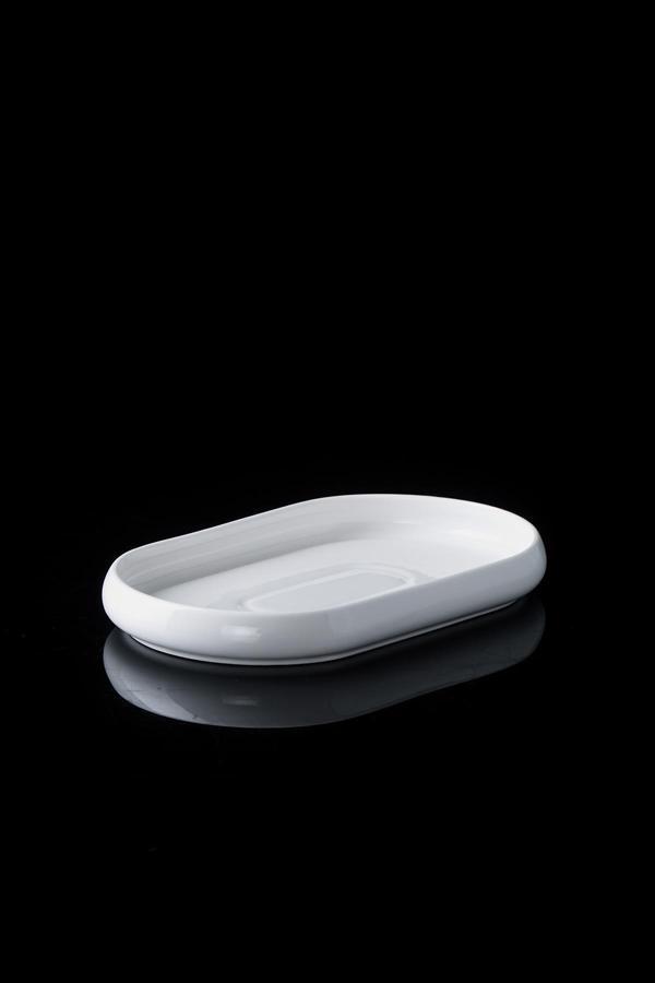 Acar Bianco Perla Porselen Kayık Tabak - 26 cm - Image 1