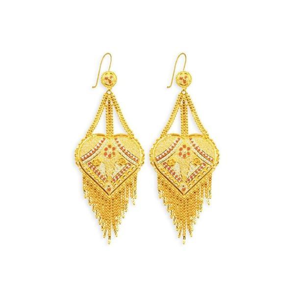 Hint küpe 22 ayar altın 12 gram - Image 1