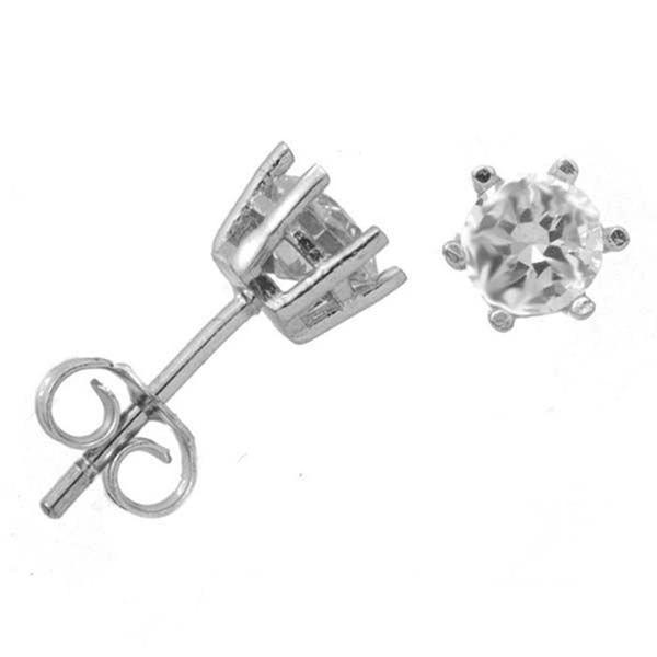 Küpe Tektaş 1,20 Gram 14 Ayar Altın - Image 1