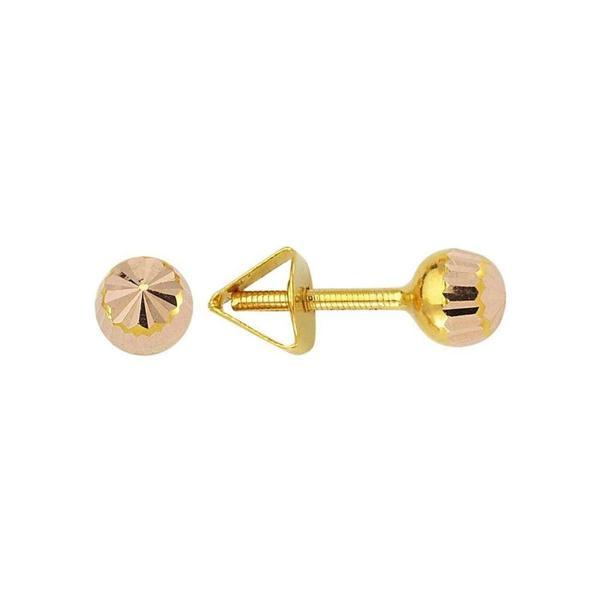 Altın Top Küpe 14 Ayar 1,35 Gram - Image 1