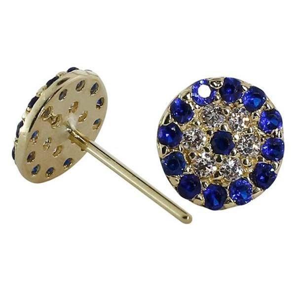 Küpe Sosyetegözü 0,87 Gram 14 Ayar Altın - Image 1