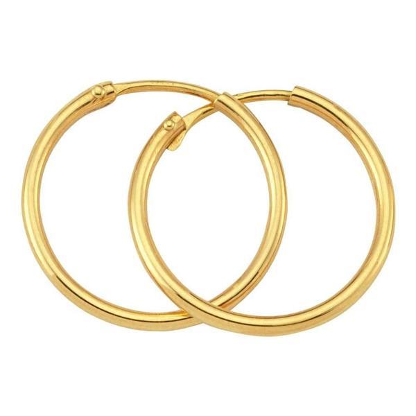 Altın Halka Küpe 1.25 Gram - Image 1