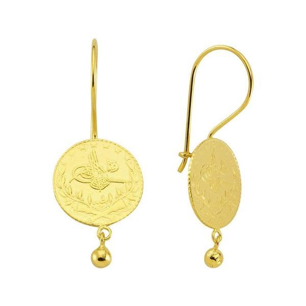 Reşat Altınlı Damla Küpe 5,45 Gram 22 Ayar Altın - Image 1