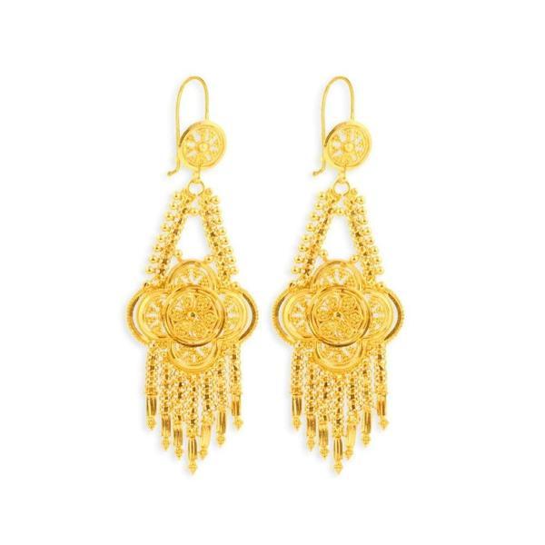 Hint küpe 22 ayar altın 9 gram - Image 1