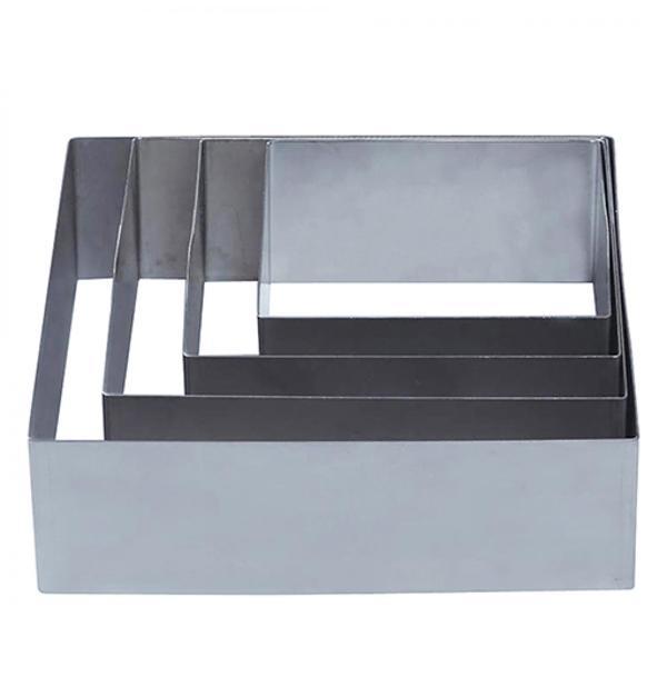 Kare Pasta Kalıbı  / Turta Çemberi 17 cm - Image 1