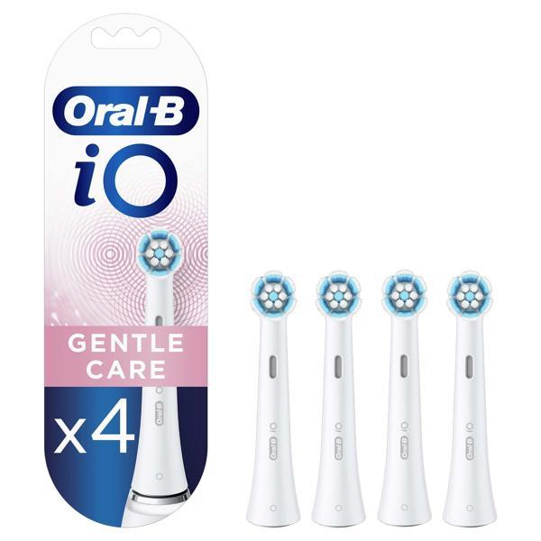 Oral-B iO Gentle Care Beyaz Diş Fırçası Yedek Başlığı 4 Adet - Image 1