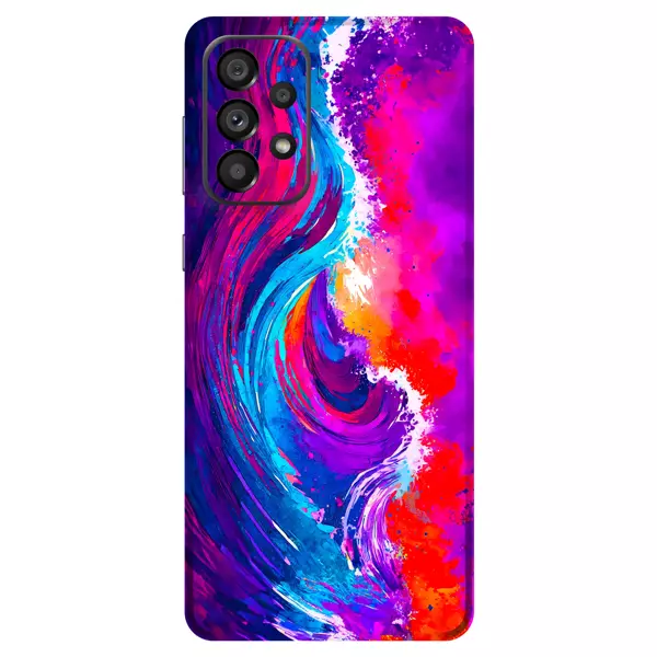 Papscover Samsung A53 Kaplama Mor Dalgalar - Image 1