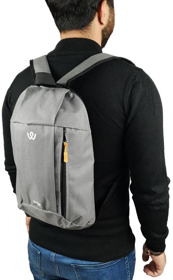Unisex Açık Gri Kamp Bisiklet Yürüyüş Mini Sırt Çantası - Image 1