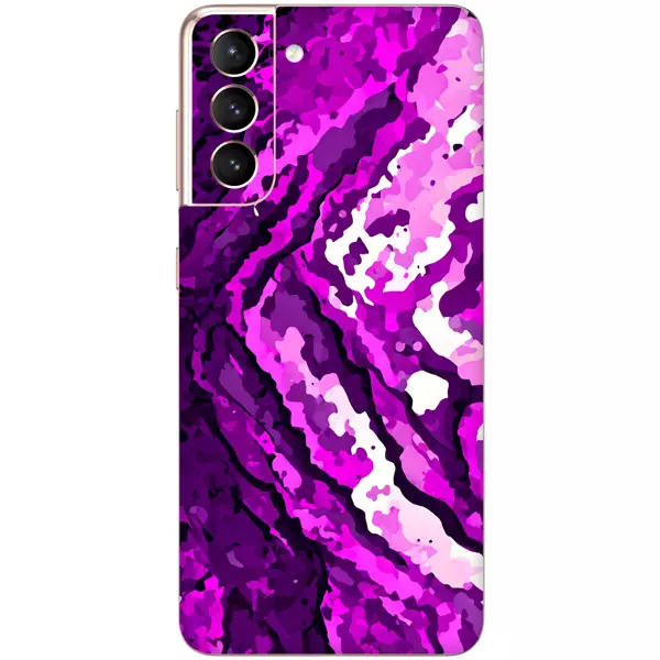 Papscover Samsung S21 Kaplama Mor Kamuflaj - Image 1