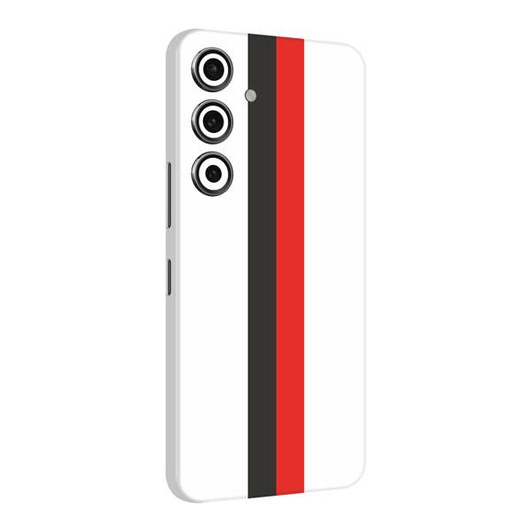 Papscover Samsung S23 Fe Kaplama Siyah Beyaz Kırmızı - Image 1