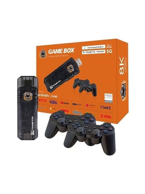 Konsol Plus 8k Ultra Hd 64 GB Tv Box + Game Box Android Tv - Image 1