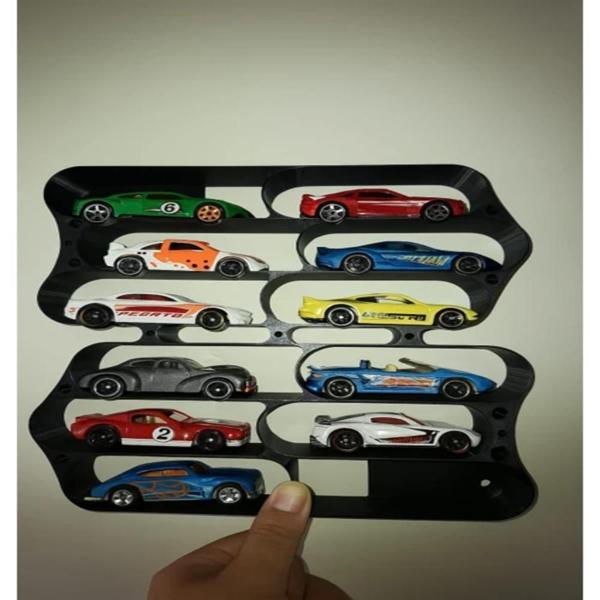 Oyuncak Araç Duvar Garajı 1/64 Ölçek 12LI ( 1/64 Araçlar ile Uyumludur) - Image 1