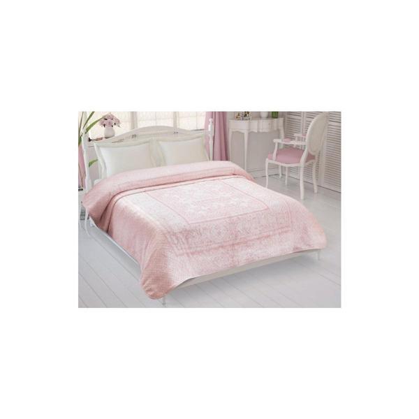 TAÇ FABİAN TEK KİŞİLİK POLYESTER BATTANİYE PUDRA - Image 1
