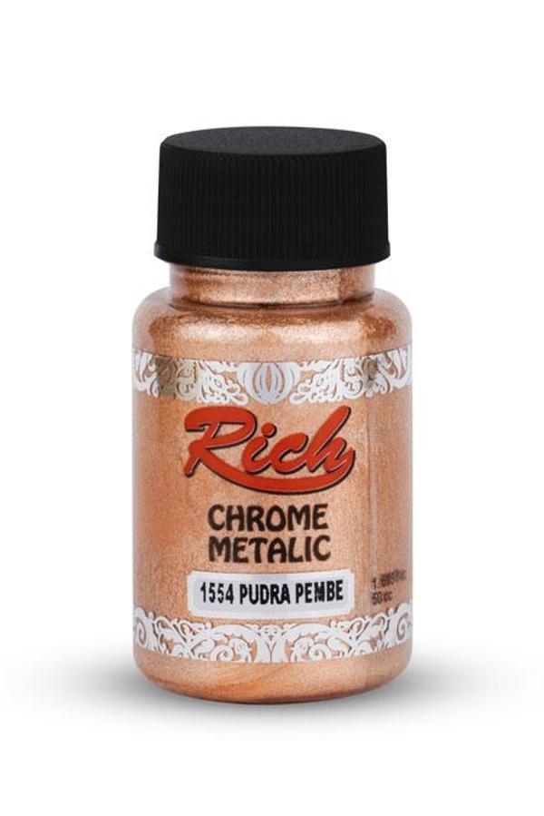 Rich Chrome Metallic Boya 50cc Powder Pink - Image 1