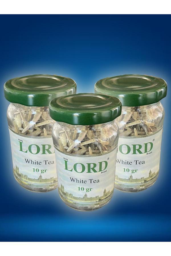 Lord Tea Beyaz Çay 10Gr Şifalı Orjinal Çay 3'Lü Hediyeli Paket - Image 1