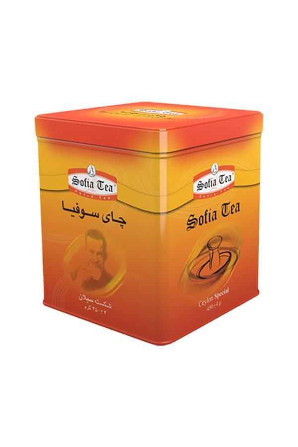 Sofia Tea Seylan 450Gr Teneke Kutu Çay 1. Kalite Siyah Çay - Image 1