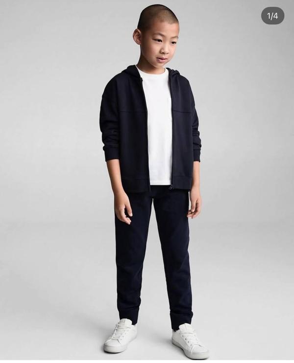 Snook Lacivert Fermuarlı Çocuk Eşofman Takımı - Image 1