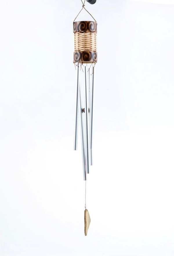 Üstü Bambu Metalli Rüzgar Çanı 83 Cm St00143 - Image 1