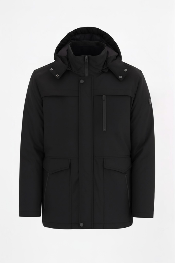 Erkek Siyah Erkek Kışlık Şişme Kaban – Sıcak Tutan, Hafif ve Şık Tasarım Mont&Kaban - Image 1