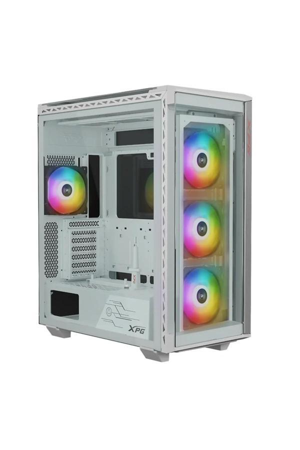 Xpg Battlecruiser Iı Argb White Temperli Cam Usb 3.2 E-Atx Full Tower Beyaz Gaming Kasa - Image 1
