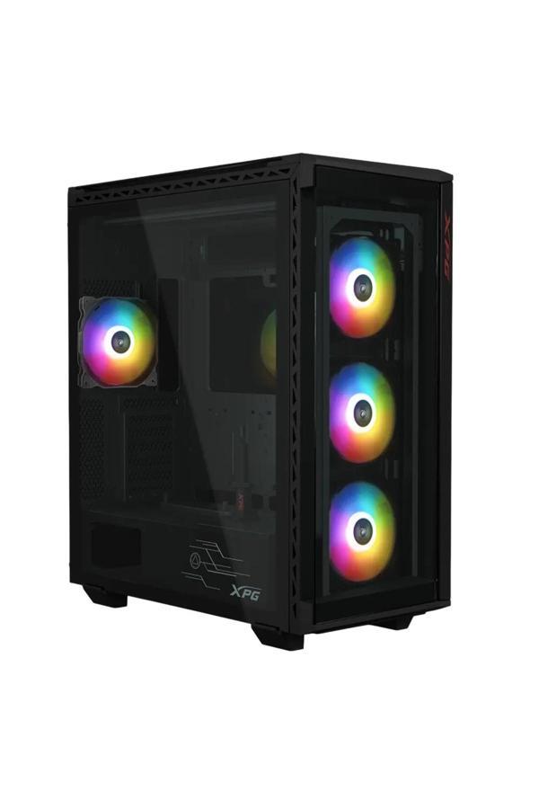 Xpg Battlecruiser Iı Argb Black Temperli Cam Usb 3.2 E-Atx Full Tower Siyah Gaming Kasa - Image 1