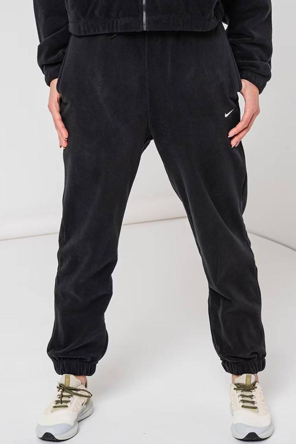 Nike Therma Fit One Loose Fit High Rise Fleece Training Kadın Bol Kesim Yüksek Bel Eşofman Altı Siyah - Image 1