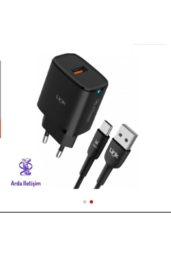 Linktech Linktech C303 18W Auto Id Type-C Kablolu Şarj Aleti Set - Image 1