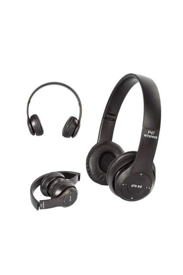 Ybt P47 Wireless Kulaklık P47 Wireless Headphone Radyolu Versiyon P47 Kulaklık P47 Bluetooth - Image 1