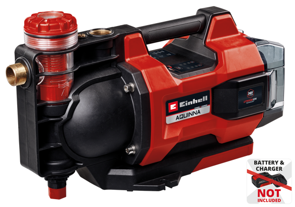 Einhell AQUINNA 36/38 F LED Otomatik - Solo Akülü Bahçe Pompası (Akü ve Şarj Cihazı Dahil Değildir) - Image 1