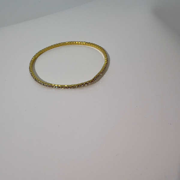 Biem Gold Renk Lastik Bileklik - Image 1