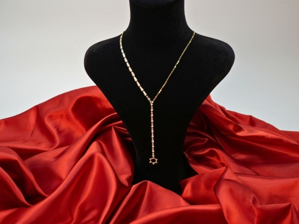 Biem Gold Renkli Zirkon Taşlı Uzun Y Kolye - Image 1