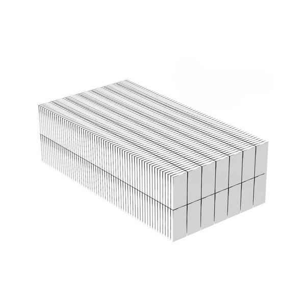 1 Adet 15x10x1.5 Mm Köşeli Neodyum Mıknatıs N35 Magnet Dayanıklı Nikel Kaplama - Image 1