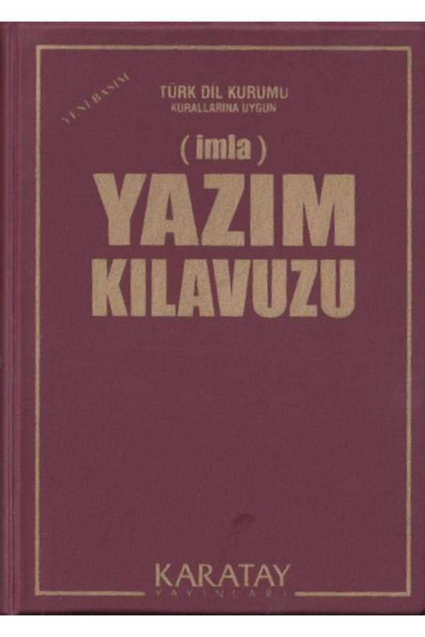 Karatay Yayınları 4E Yazım İmla Kılavuzu Plastik Biala Kapak - Image 1