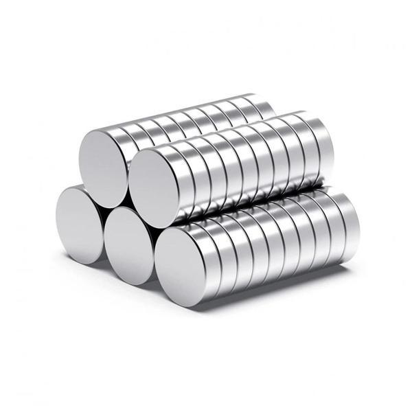 100 Adet 10x1mm Yuvarlak Neodyum Mıknatıs Güçlü Dayanıklı Magnet Nikel Kaplama - Image 1