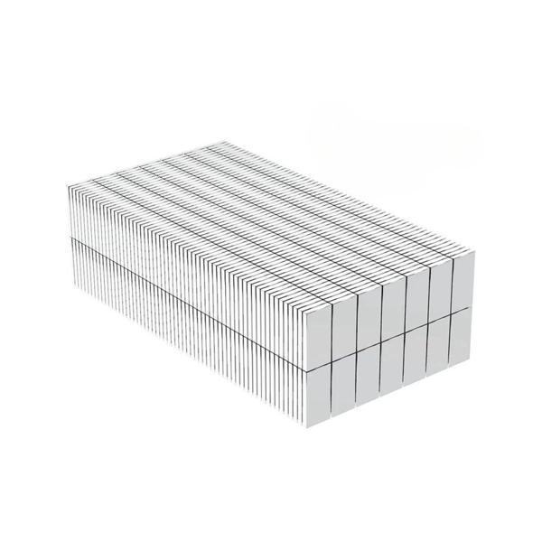 20 Adet 15x10x1.5 Mm Köşeli Neodyum Mıknatıs N35 Magnet Dayanıklı Nikel Kaplama - Image 1