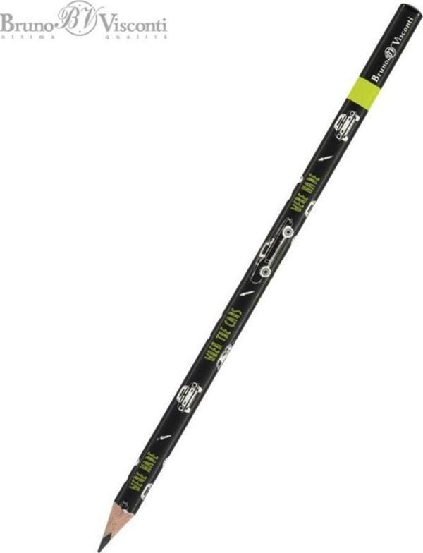 Bruno Visconti Kurşun Kalem Happygraphix Araba 21-0030/61 (50 Li Paket) - Image 1
