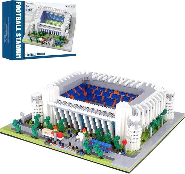 CAXIMSY Futbol Stadyumu Yapı Taşları Setleri, Futbol Mimarisi - 3500+ Parça - Beyaz - Image 1